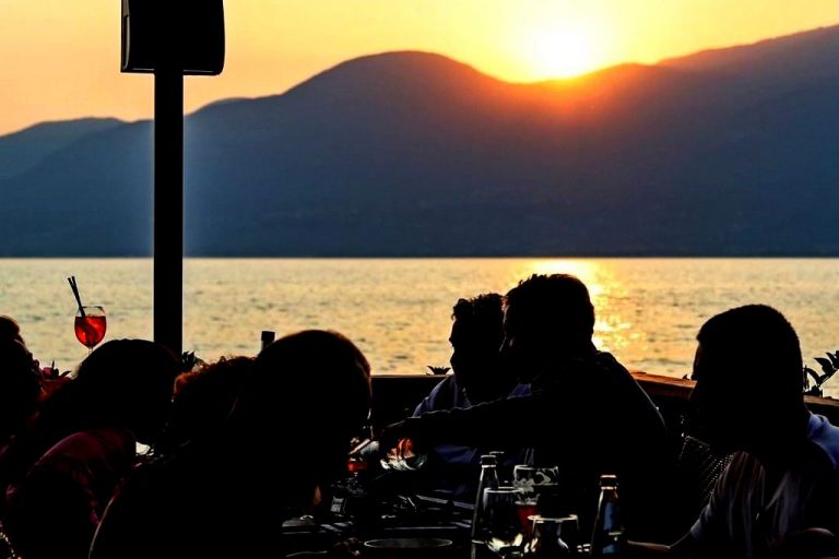 La vista è già parte della cena.